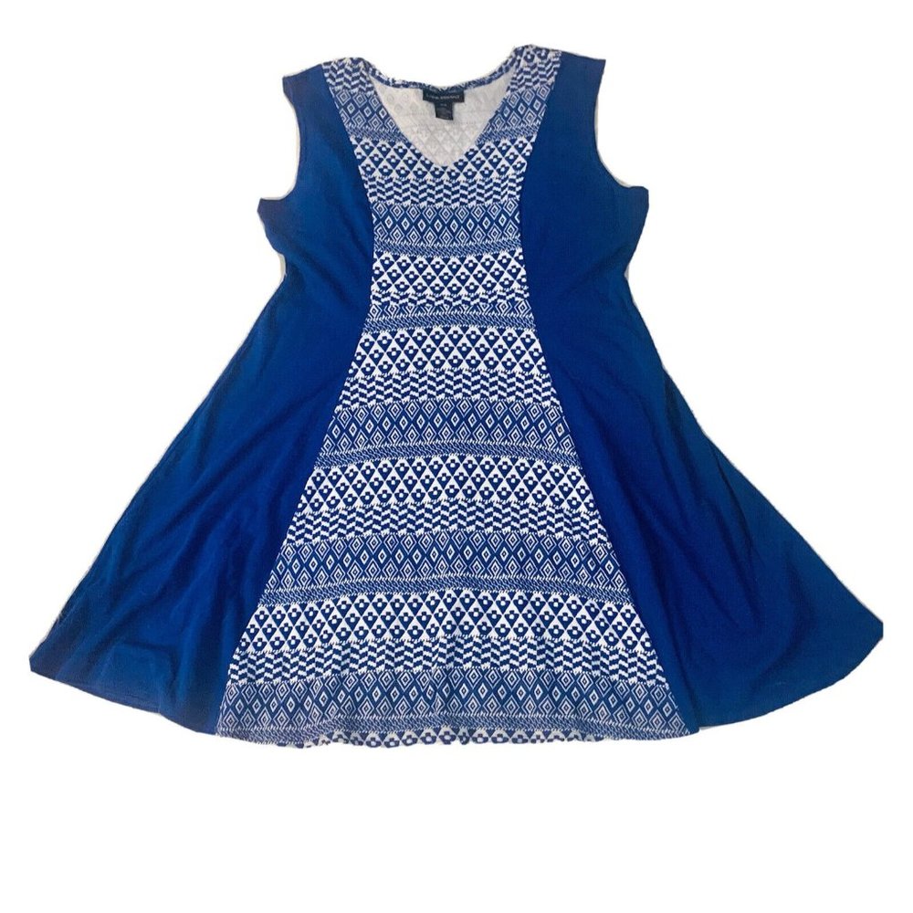 Lane Bryant Sweater Dress Plus Size 14 16 Blue Sleeveless Layering NWOT New